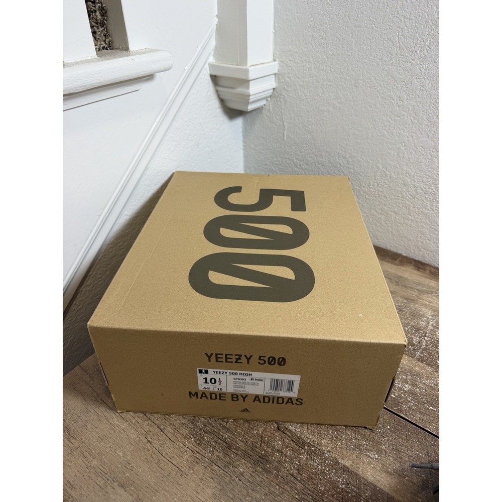 Adidas Yeezy 500 High Mist Slate Grey Men's Size 10.5 Sneakers Shoes GY0393 - Picture 8 of 9
